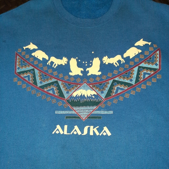 Vintage Alaska State Crew neck - Picture 4 of 11